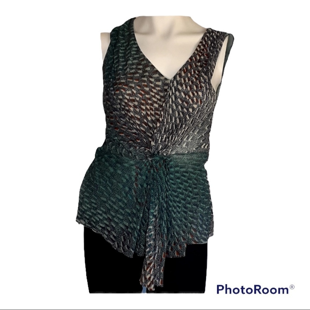 Anthropologie Deletta lined shirt sz small
